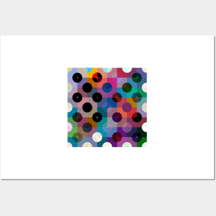 Dots and squares v.2 Posters and Art